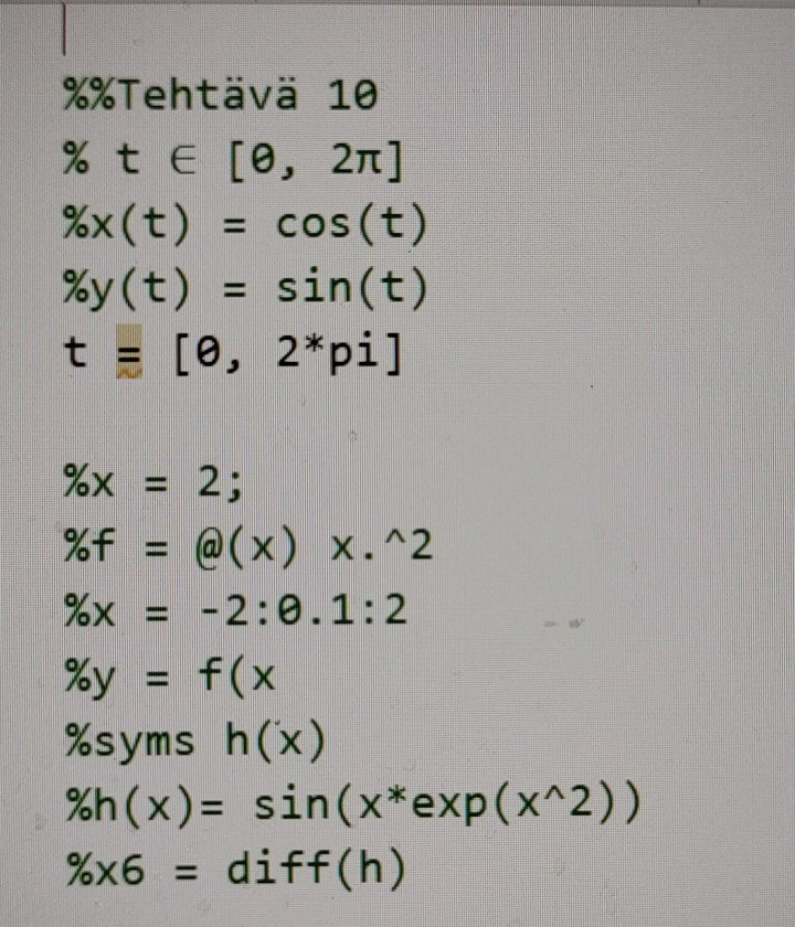 Vakion derivaatta on&nbsp;nolla